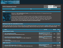 Tablet Screenshot of forums.thetechnodrome.com